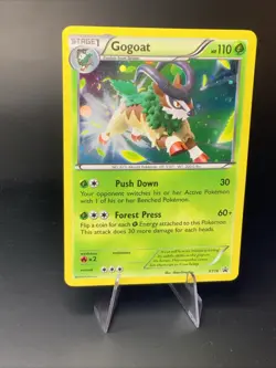 Gogoat XY16 Black Star Promo Holo Rare Pokemon Card NM With Cosmo Swirl! - Image 3