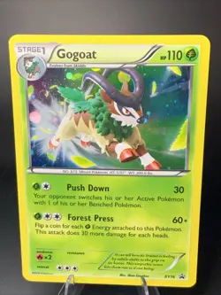 Gogoat XY16 Black Star Promo Holo Rare Pokemon Card NM With Cosmo Swirl! - Image 4