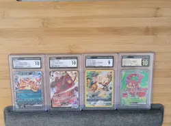 Pokemon TCG Lot of 5 Graded Cards Gem Mint-Pristine - Image 1