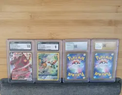 Pokemon TCG Lot of 5 Graded Cards Gem Mint-Pristine - Image 3