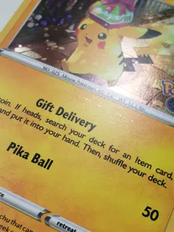 PROMO Present Pikachu SWSH234 - COSMOS HOLO Pokemon Go Card $2 Combined Shipping - Image 2