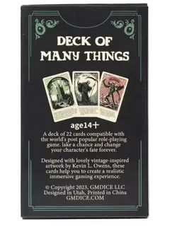 D&D Deck of Many Things: The Physical Manifestation Deck Card Game - Image 3