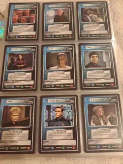 STAR TREK CCG COMPLETE BLACK BORDER 363 CARDS LTD FIRST EDITION SET RARE!!! - Image 2