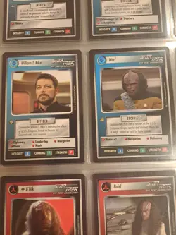 STAR TREK CCG COMPLETE BLACK BORDER 363 CARDS LTD FIRST EDITION SET RARE!!! - Image 3