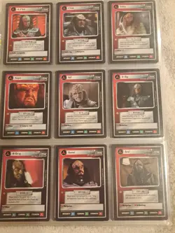 STAR TREK CCG COMPLETE BLACK BORDER 363 CARDS LTD FIRST EDITION SET RARE!!! - Image 4