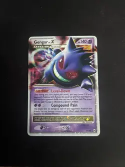 Pokemon Gengar TCG LV.X Platinum Arceus Holo Ultra Rare Card 97/99 - Image 1