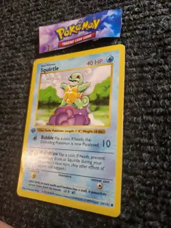 Squirtle - 63/102 - Common 1st Edition Base Set - Pokemon Card - HP - Image 2