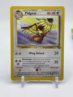 Pokemon WOTC 1999 Jungle Base Set Pidgeot Rare Pokemon Card NM C7 Near Mint - Image 1