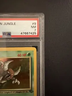 1st Edition Pokemon TCG Pinsir Jungle Holo Rare Card 9/64 - PSA 7 - Image 4