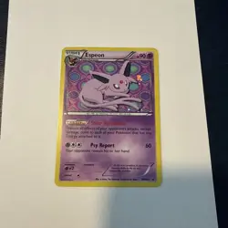 2013 Pokemon TCG Trading Card Black & White Black Star Promo ESPEON #BW92 Holo - Image 1