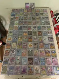 Pokemon TCG 101 Card Bundle Near Mint/Mint Sleeved & Top Loaded Freshly Pulled - Image 1