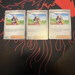 Pokemon Dawn Trainer Card 87/94 Phantasmal Flames Set Of 3 NM - Image 1