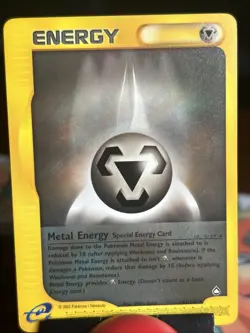 Pokemon TCG Aquapolis Metal Energy Regular, Rare Card 143/147 - Image 1