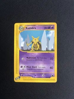 Pokemon Card Skyridge E Series Kadabra 69/144 WOTC Near Mint NM - Image 1