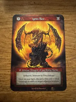 Sorcery Ignis Rex Unique Non-Foil Dragonlord - Image 1