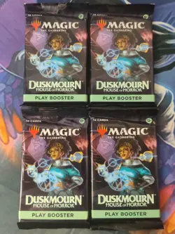 Duskmourn Play Booster Set of 4 | Duskmourn | MTG - Image 1