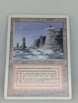 Plateau Revised MTG Magic the Gathering Reserved List Dual Lands EDH vintage MP - Image 3