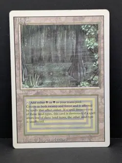 Bayou Revised MTG Magic The Gathering Dual Land Reserved List vintage EDH MP - Image 1