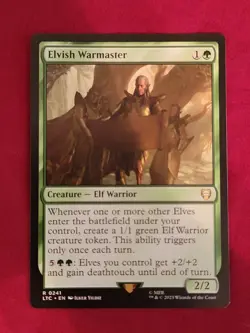 Elvish Warmaster - 241 - NM - Commander: The Lord of the Rings - MTG - Image 1