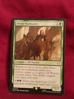 Elvish Warmaster - 241 - NM - Commander: The Lord of the Rings - MTG - Image 3