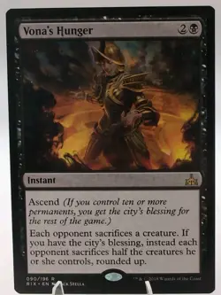 MTG Magic the Gathering - Vona's Hunger - Rivals of Ixalan LP - Image 2