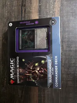 MTG Warhammer 40000 40k Necron Dynasties Commander EDH Deck New & Sealed - Image 1