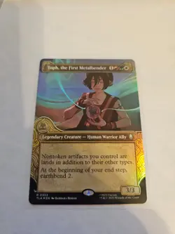 Toph, the First Metalbender Showcase FOIL MTG Avatar: TLA Nm/M - Image 1