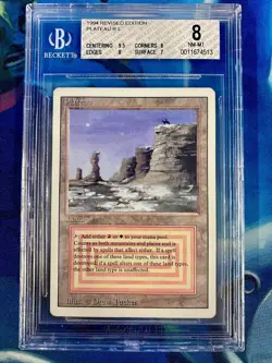 Beckett Grading Services (BGS) 1994 Revised Edition Plateau R L 8 NM-MT - Image 1