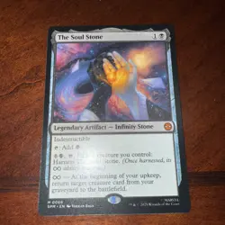 The Soul Stone Marvel's Spider - Man Magic The Gathering 0066 Mythic Non Foil - Image 1
