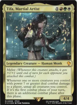 Tifa, Martial Artist - FOIL - M Commander: FINAL FANTASY 6 - MTG - Image 1