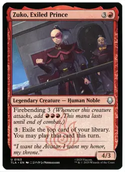 ** Zuko, Conflicted ** Avatar Commander (EDH) Deck ** MTG - Image 5