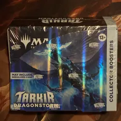 Tarkir Dragonstorm Collector Booster Display Box New Sealed Mtg 12 Packs - Image 1