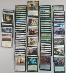 Magic 100 Commander Deck Sythis Auras Of Domination Lifegain MTG Ready To Play - Image 1