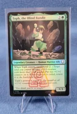 Magic the Gathering: Toph, the Blind Bandit Avatar: The Last Airbender Foil NM - Image 1