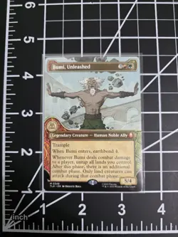 Bumi, Unleashed 0348 TLA Showcase MTG Avatar NM/M - Image 1