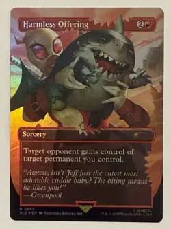 Harmless Offering (0868) Borderless Rainbow Foil - Secret Lair MTG - Image 1