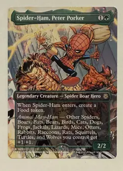 Spider-Ham, Peter Porker Borderless - Marvel's Spider-Man MTG - Image 1