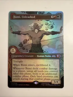 Bumi, Unleashed (Showcase) Avatar: The Last Airbender Foil - Image 1