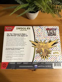 Lot of 2 Scarlet & Violet 151 Zapdos ex Collections New Sealed Pokemon TCG - Image 3