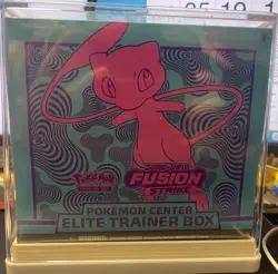 Fusion Strike Pokemon Center Sword and Shield Elite Trainer Box ETB With Case - Image 1