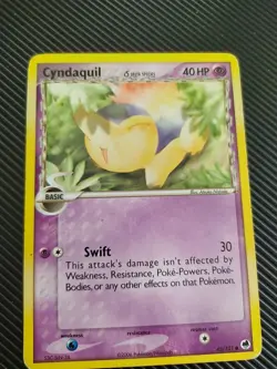 Cyndaquil - 45/101 - Pokemon EX Dragon Frontiers Non Holo LP - Image 1