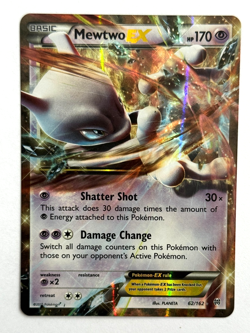 Pokemon TCG Mewtwo EX 62/162 Holo - XY - Breakthrough - - Image 1