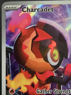 Pokemon TCG: Phantasmal Flames - Charcadet (MEP-022) Black Star Promo Full Art - Image 2