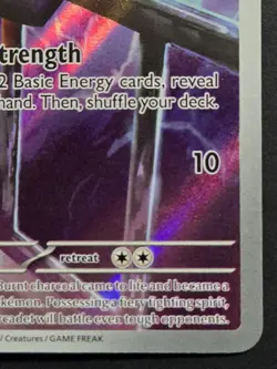 Pokemon TCG: Phantasmal Flames - Charcadet (MEP-022) Black Star Promo Full Art - Image 4