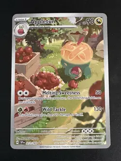 Appletun 211/191 Pokemon Surging Sparks Illustration Rare Full Art Holo NM - Image 1