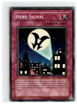 Yu-Gi-Oh! Hero Signal Common DP1-EN028 Moderately Played Unlimited - Image 1