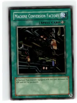 Yu-Gi-Oh! Machine Conversion Factory Common LOB-EN096 Lightly Played Unlimited - Image 1