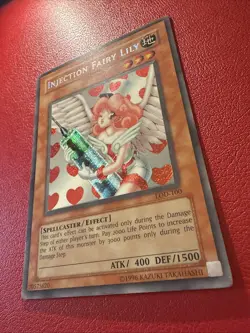 Yu-Gi-Oh! - Injection Fairy Lily - LOD-100 - Unlimited- Secret Rare - VINTAGE - Image 2