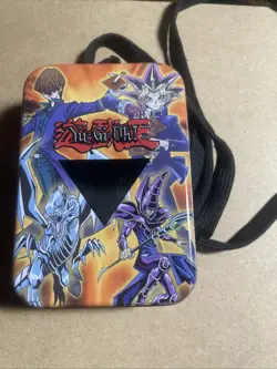 Yu-Gi-Oh Collector Tin Box Only Lanyard Blue Eyes White Dragon *Read - Image 1