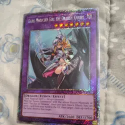 Yugioh Dark Magician Girl the Dragon Knight Platinum Secret Rare RA03 - Image 1